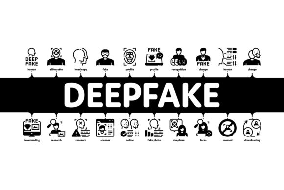 Deepfake Face Fake Minimal Infographic: Integrating Visual Assets into Digital Workflows