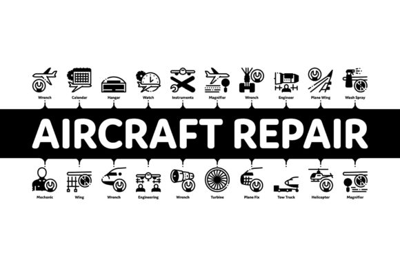 Evaluating the Aircraft Repair Tool Minimal Infographic for Technical Design