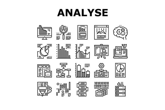 Evaluating the Analyze Infographic Collection Icons Set for Data Visualization