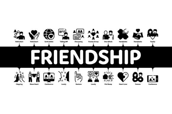 Friendship Relation Minimal Infographic Guide